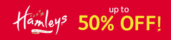 50% off at Hamleys